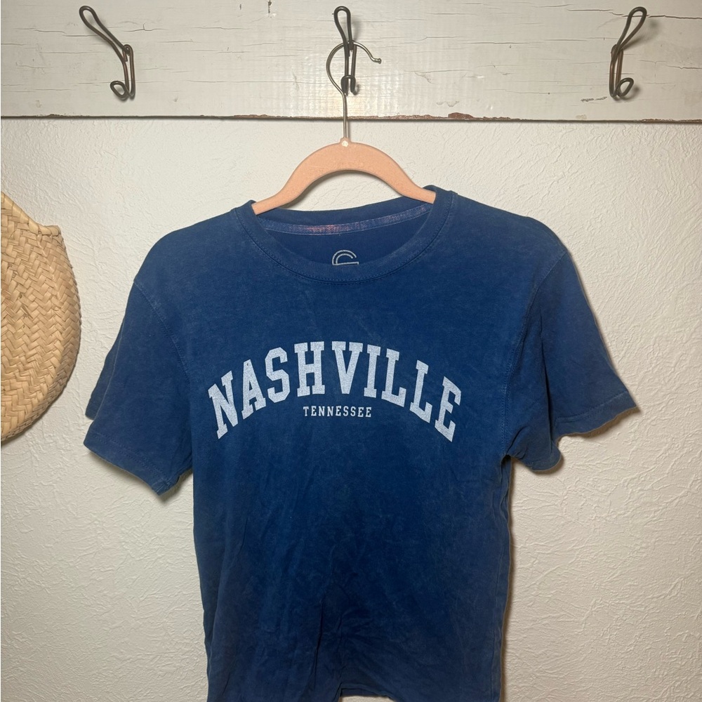 Nashville Tennessee Navy Blue Graphic Tee